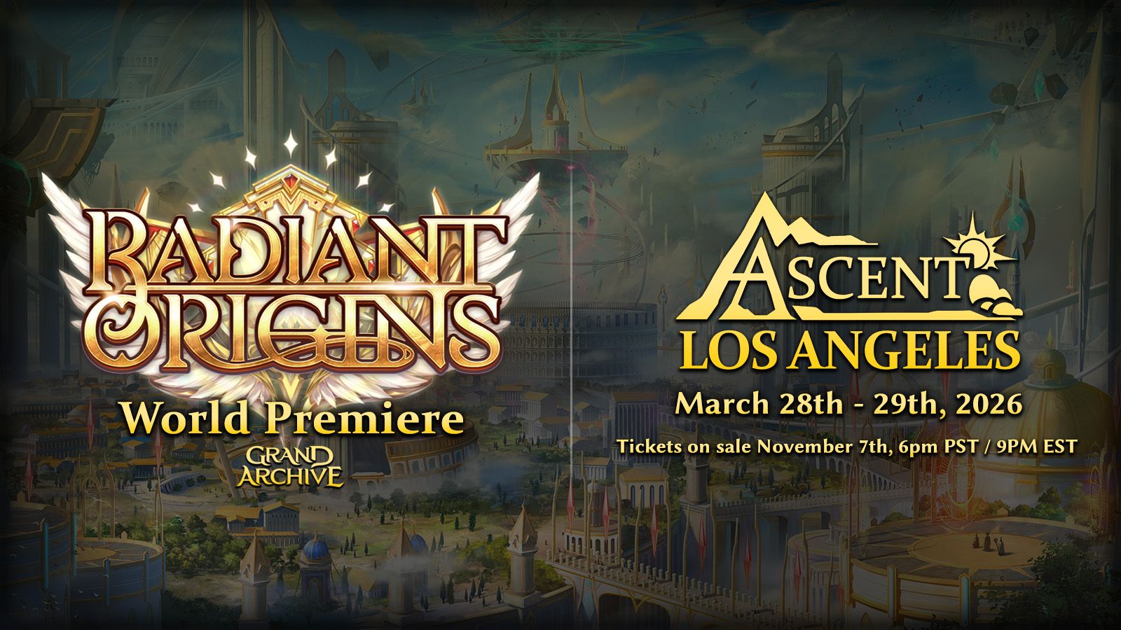2026 年 3 月 28 日（六）至 3 月 29 日（日）即將舉辦 Ascent Los Angeles！