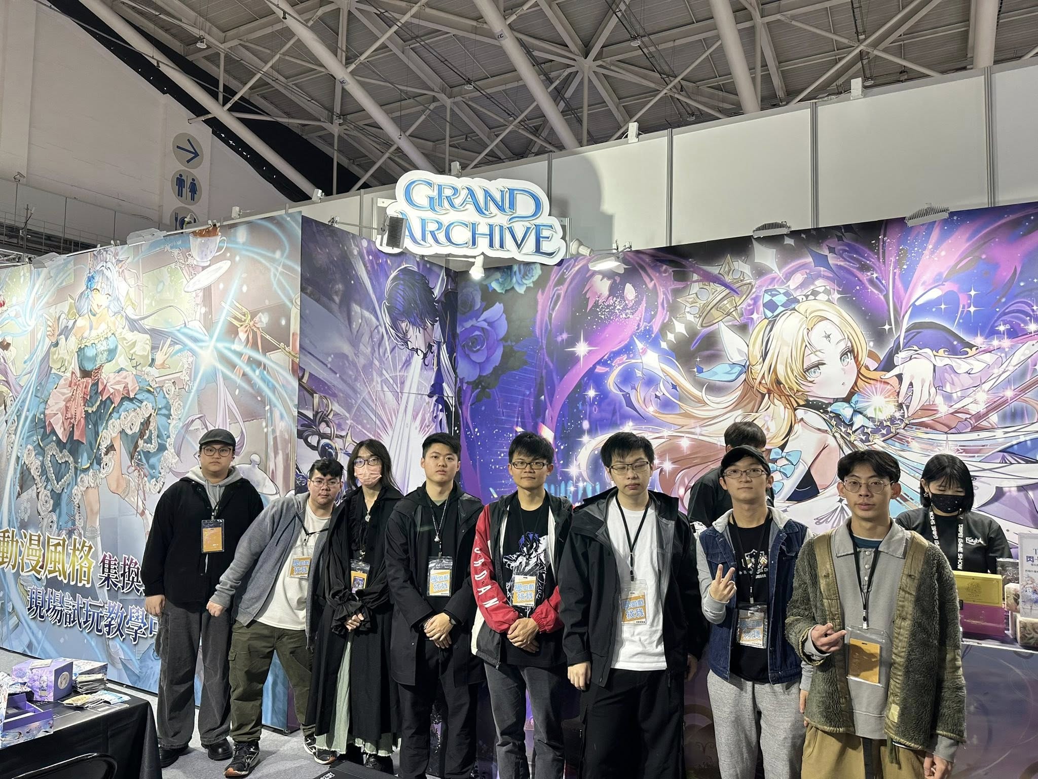 今天是電玩展的第二天喔！