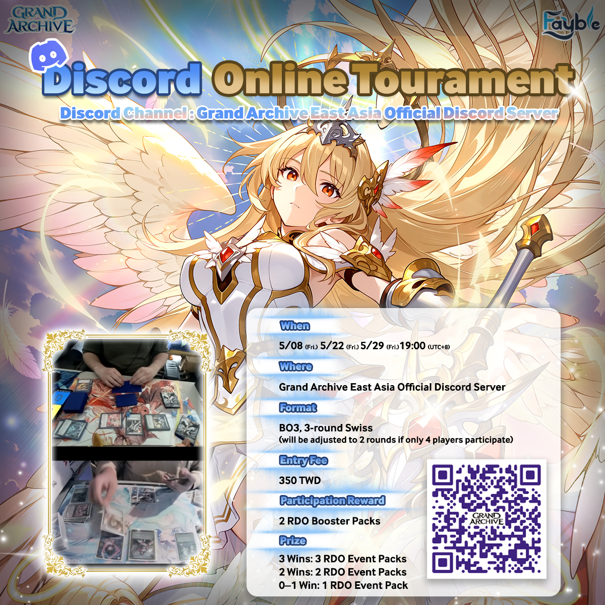 Grand Archive 5月オンライン大会の開催が近づいてきました！